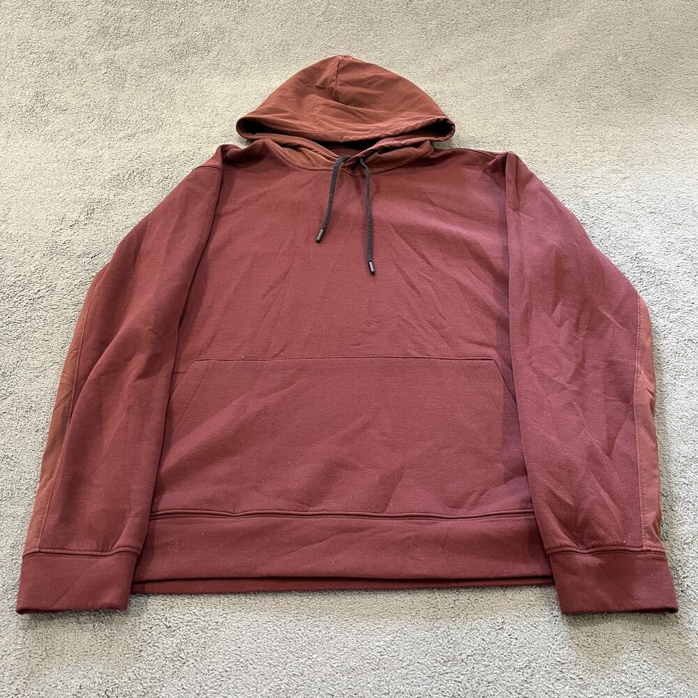 YPB by Abercrombie Maroon Casual Sweatshirt Pullover Hoodie Men's Size Medium